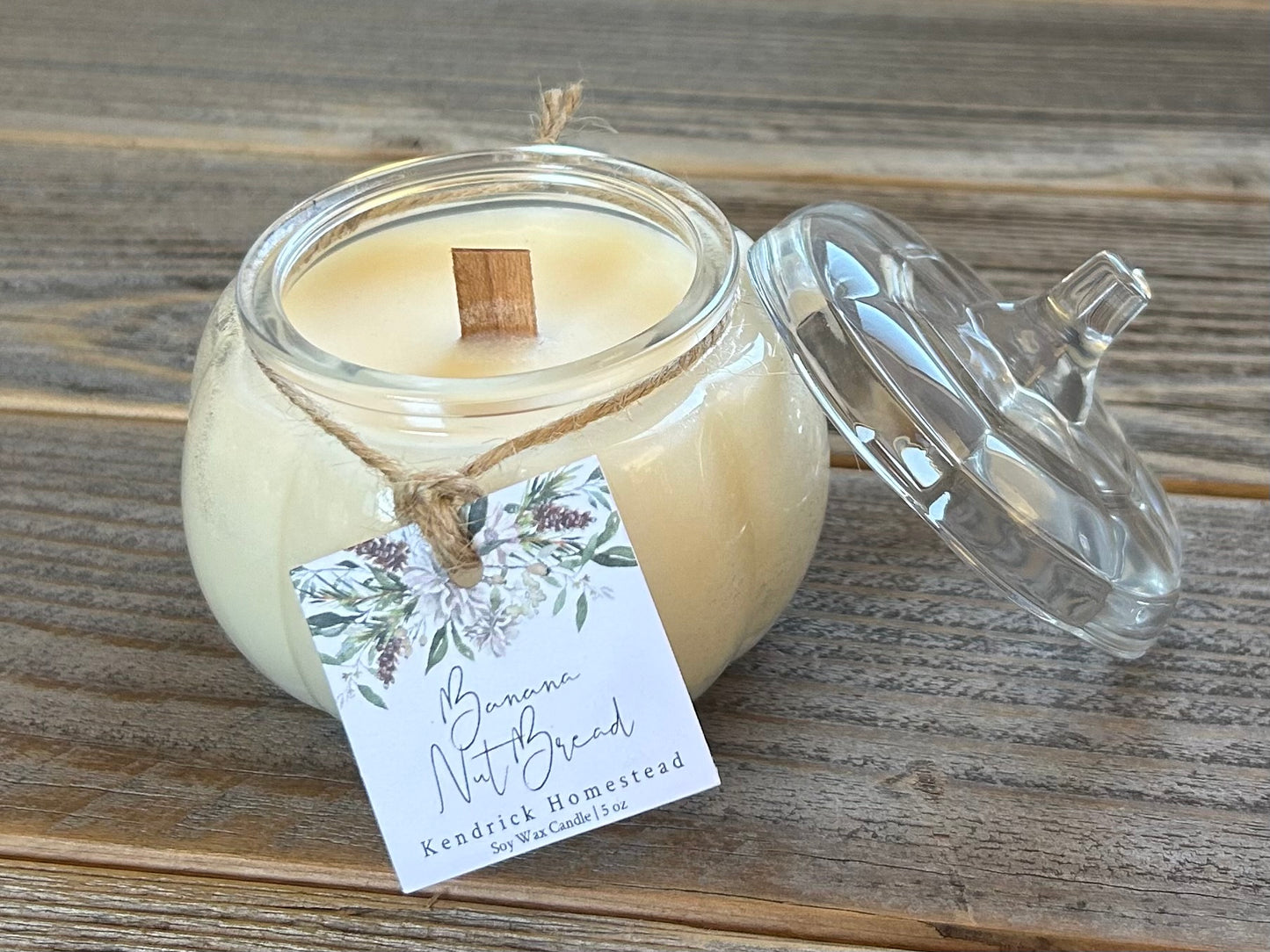 Small Pumpkin Candles, Kendrick Homestead
