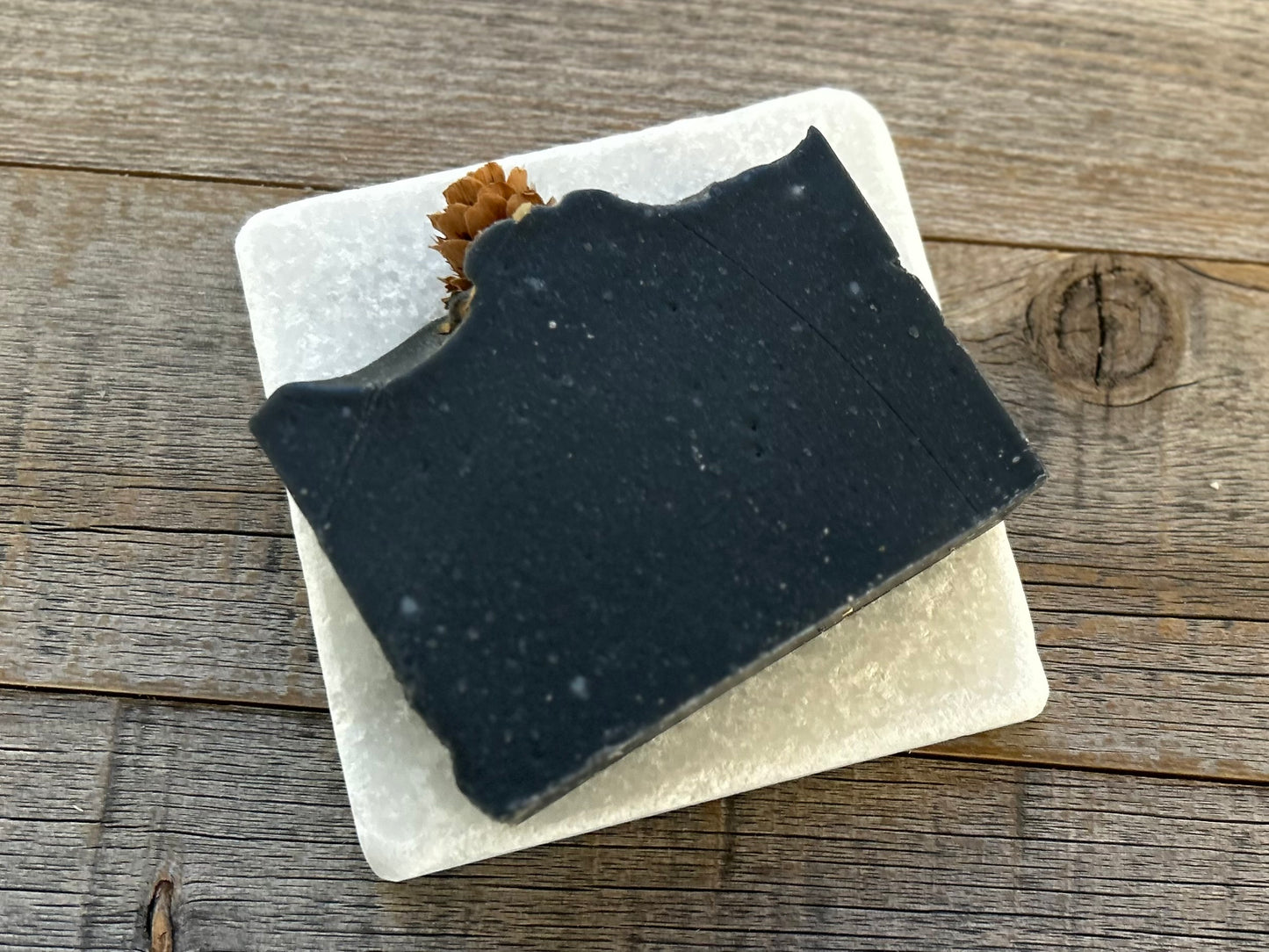 Carrara White Honed Marble soap stone soap tray Kendrick Homestead