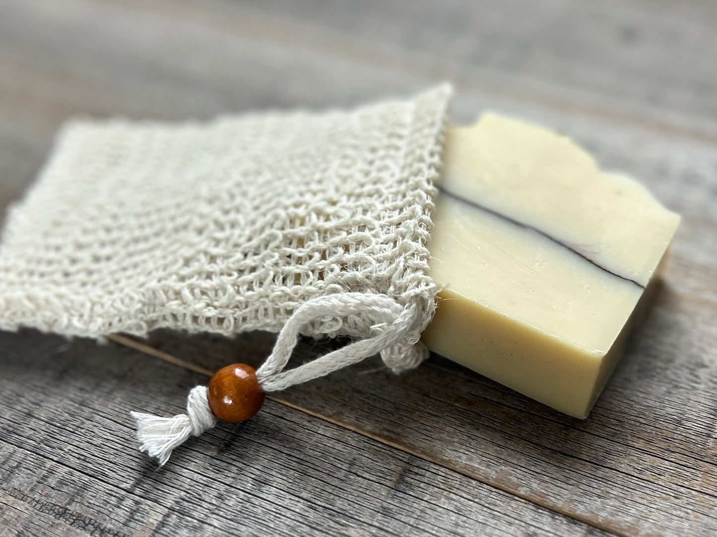 Sisal Soap Bag, Kendrick Homestead