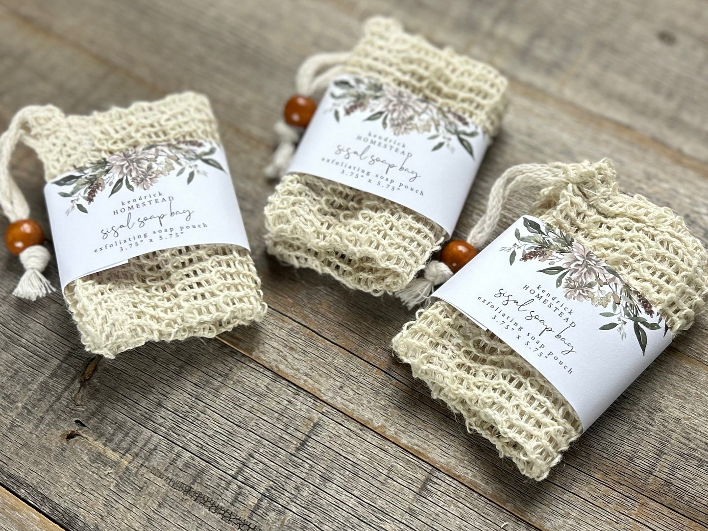 Sisal Soap Bag, Kendrick Homestead