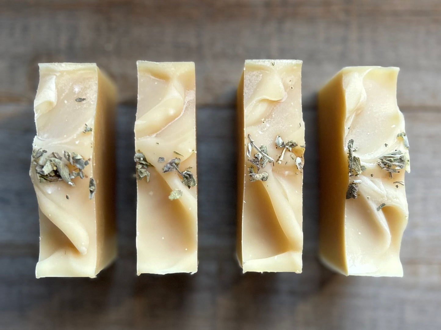 Let the worries of the day slide away with the help of this relaxing herbal blend of white sage, lavender and cedarwood. Lavender & White Sage soap is made with nourishing goat's milk, olive oil, coconut oil, cocoa butter, shea butter, sweet almond oil, castor oil, kaolin clay and dried white sage. Kendrick Homestead