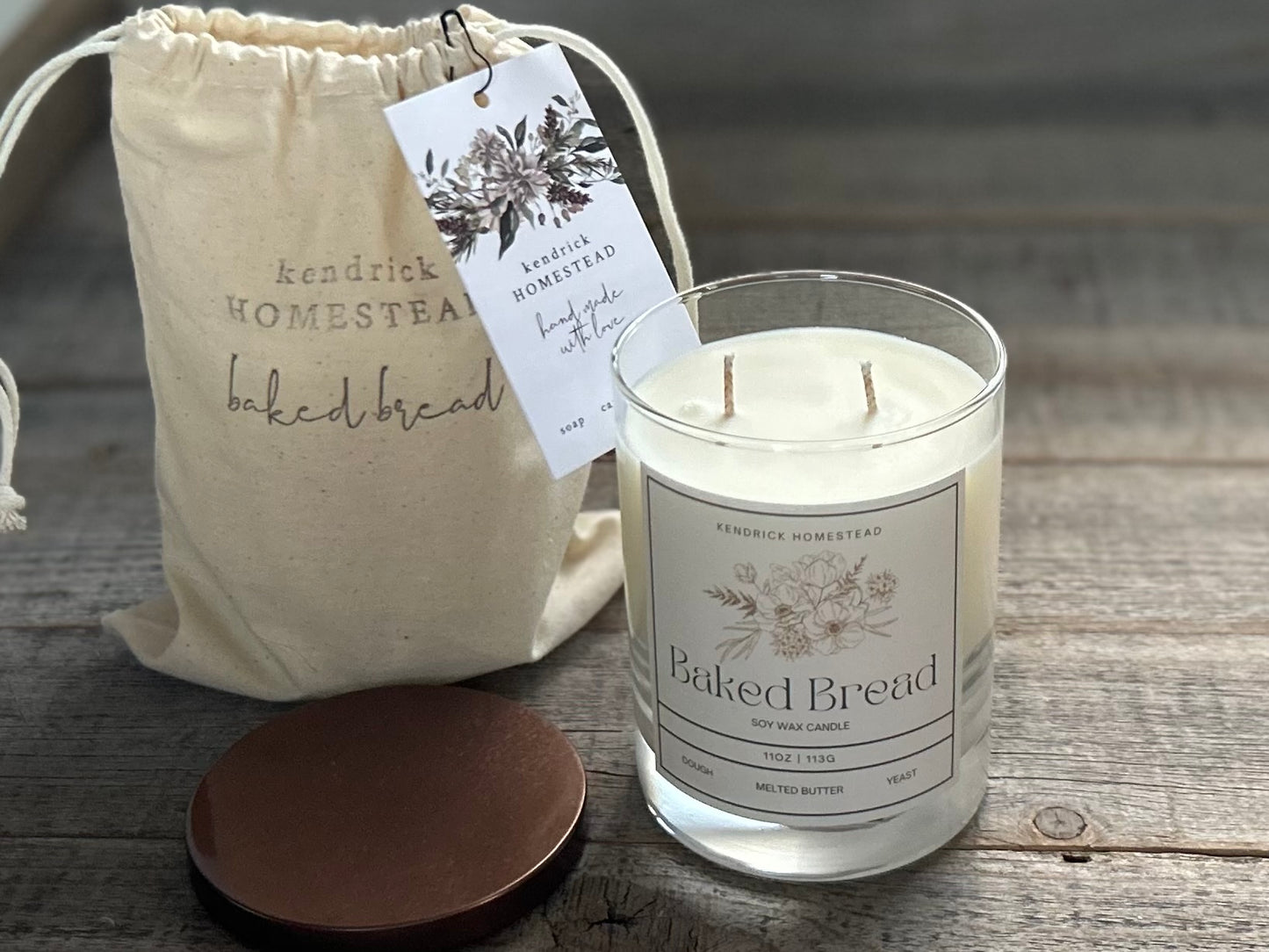 BAKED BREAD soy candle