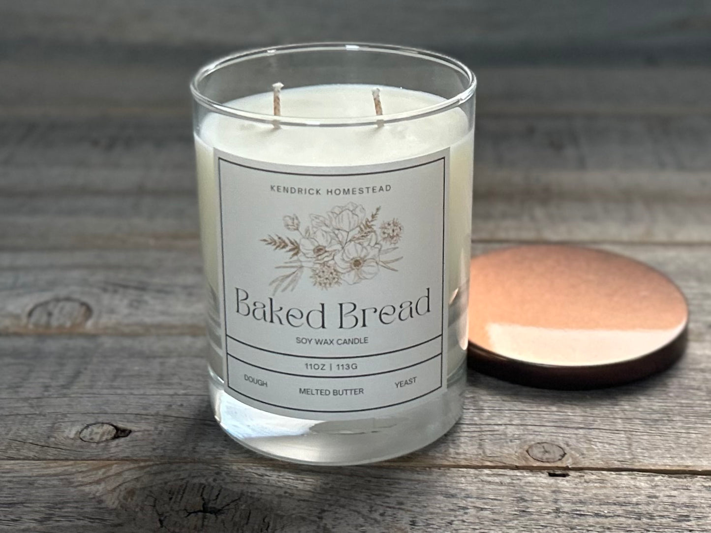 BAKED BREAD soy candle