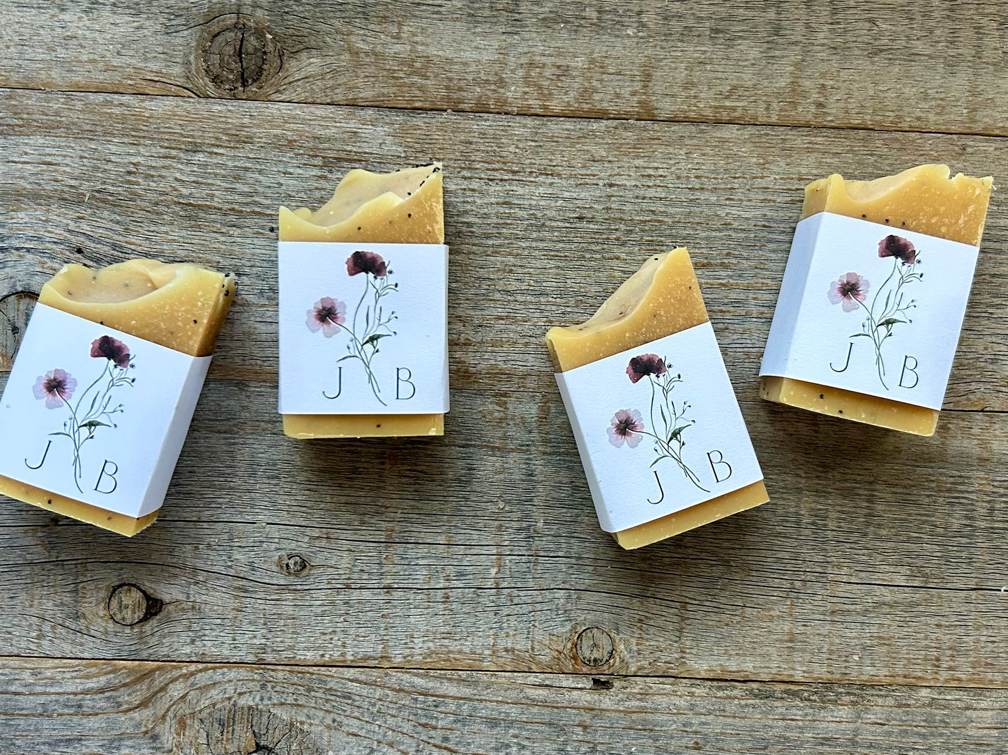 Wildflower soap favors