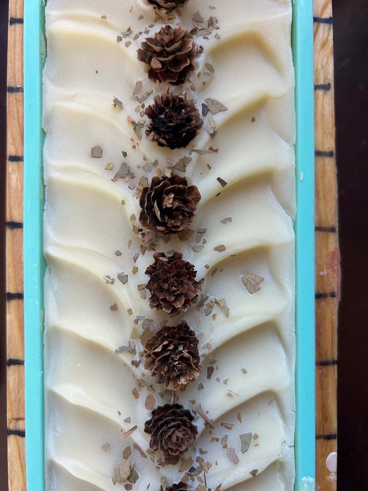 Snowy Pine artisan soap, lavender and peppermint, Kendrick Homestead