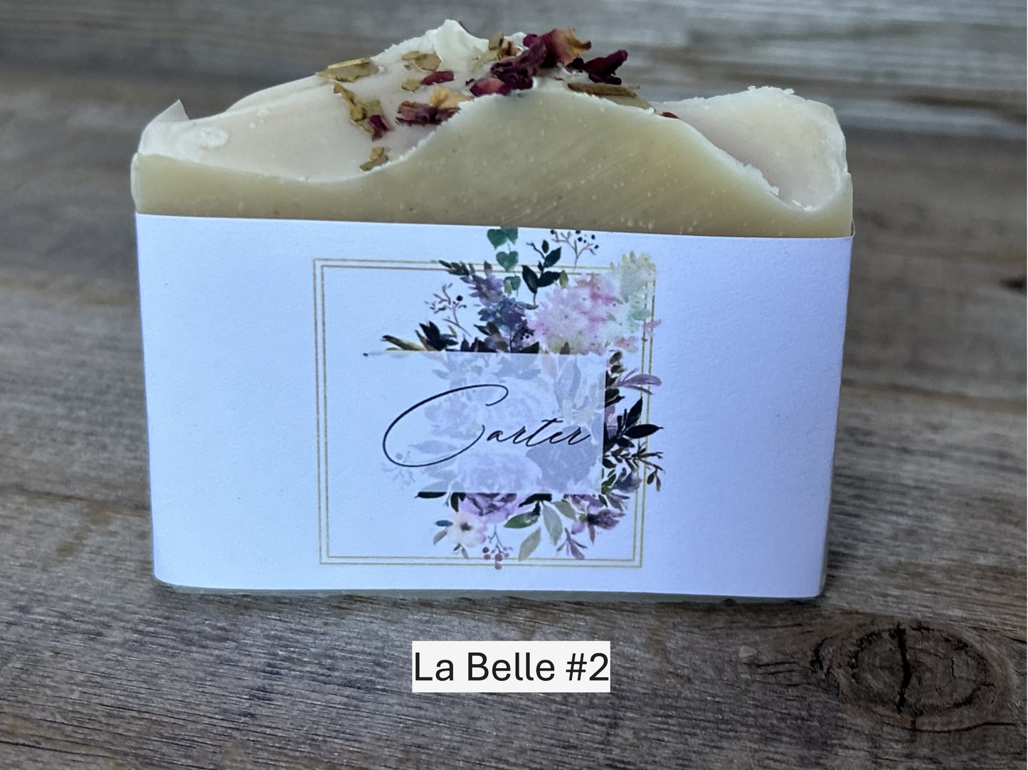 La Belle wedding soap favors, Kendrick Homestead