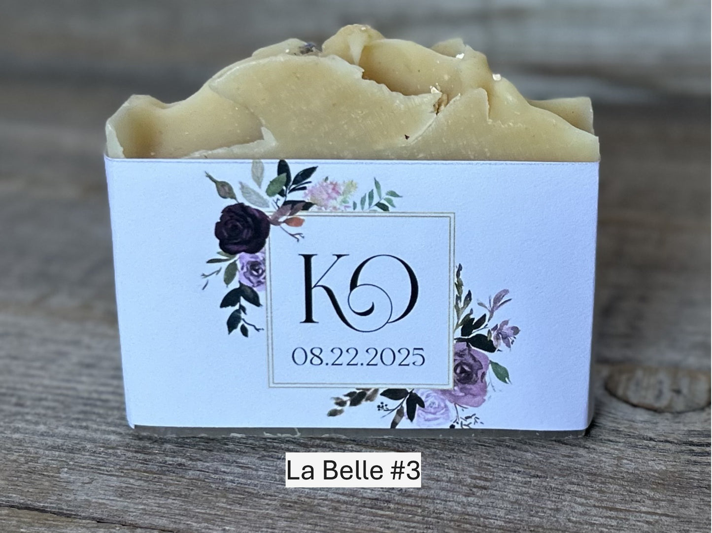 La Belle wedding soap favors, Kendrick Homestead
