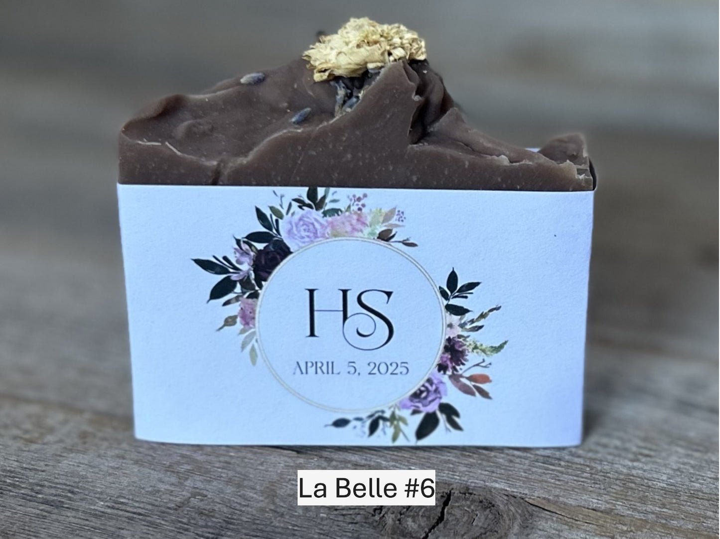 La Belle wedding soap favors, Kendrick Homestead