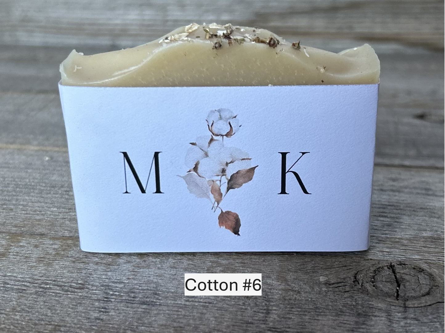 Cotton wedding soap favors, Kendrick Homestead