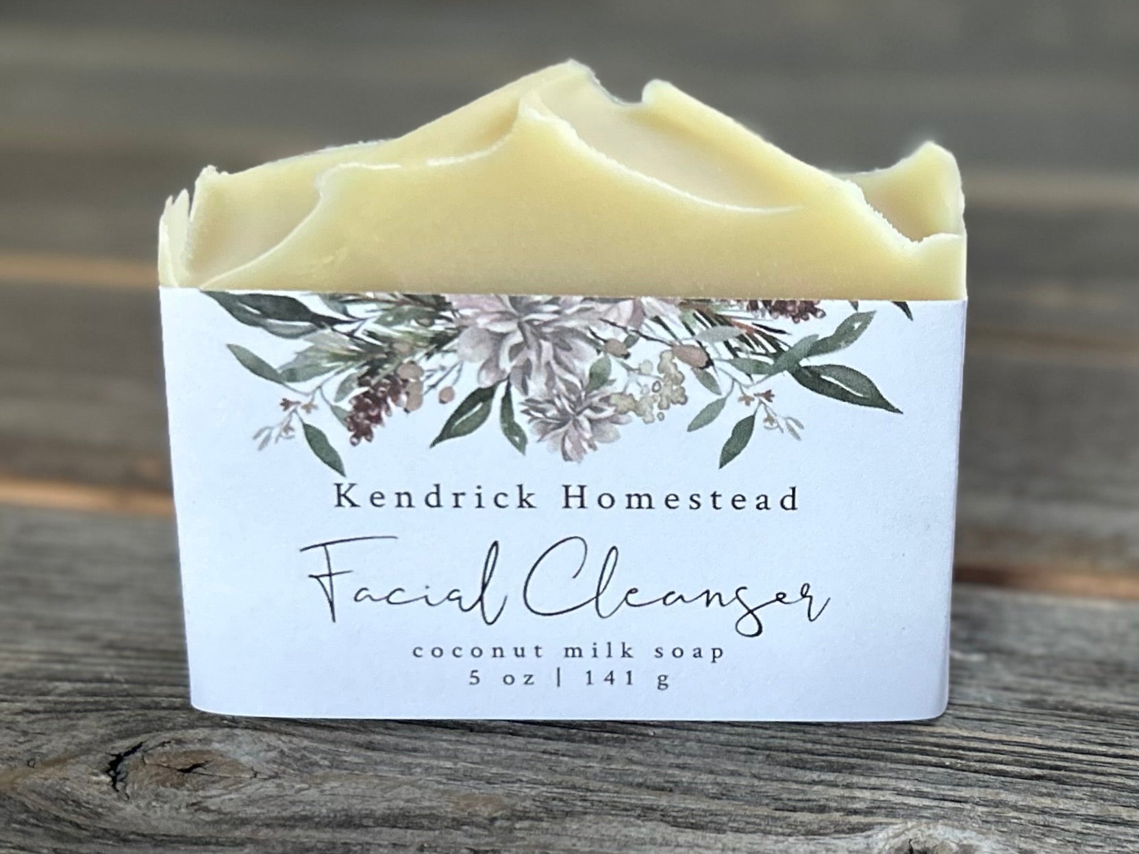 Gentle Facial Cleanser soap, Kendrick Homestead