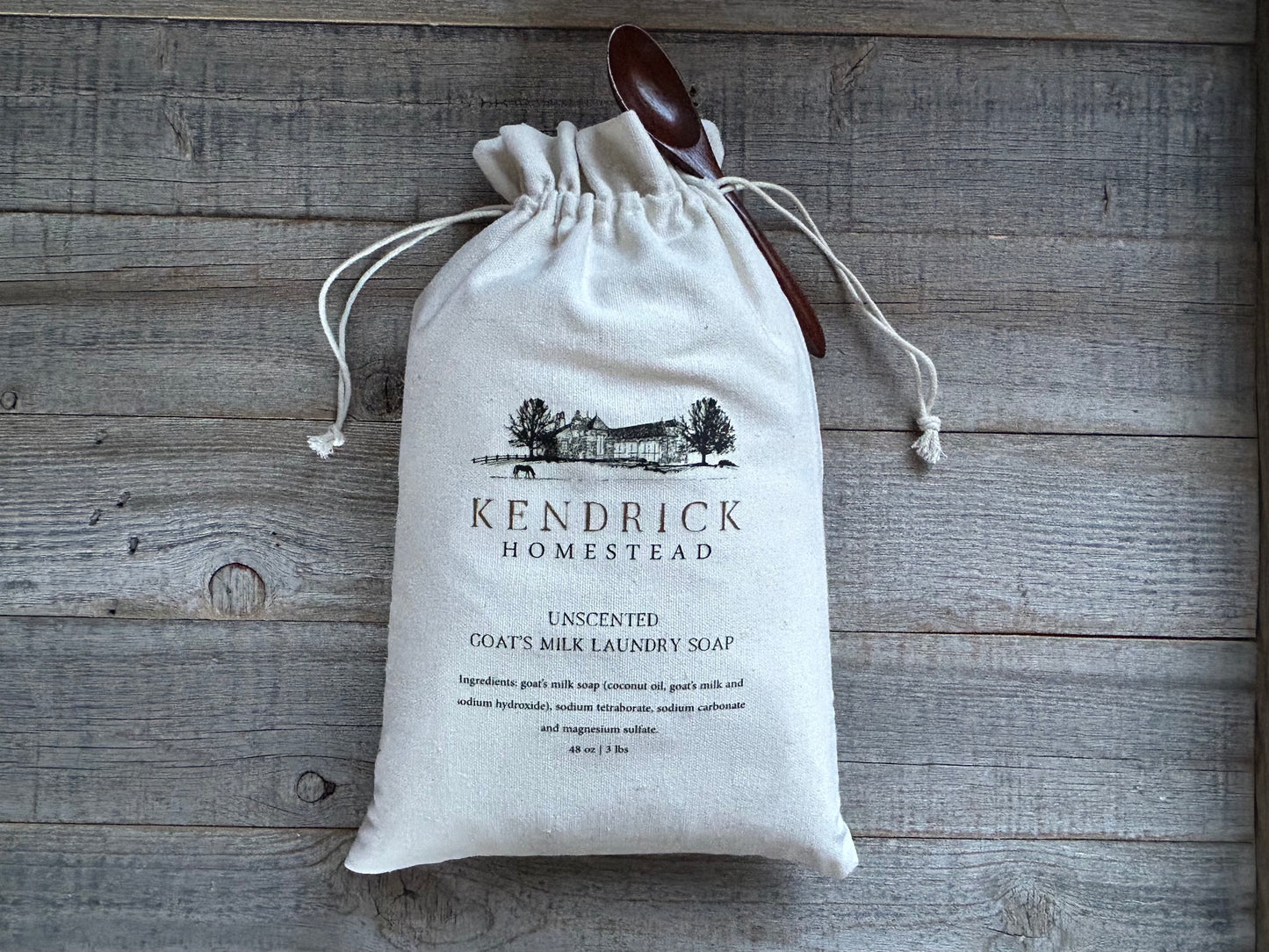 Goat's Milk Laundry Soap, lavender, Orange Blossom and Unscented, Kendrick Homestead
