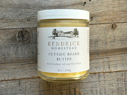 Cutting Board Butter, Kendrick Homestead, walnut oil and beeswax