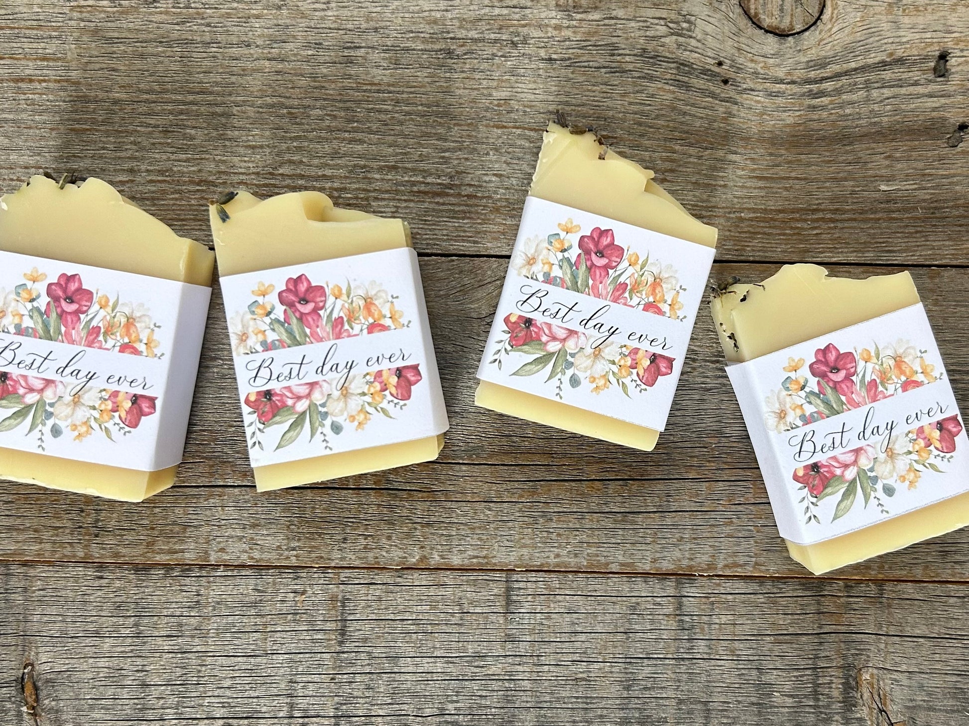 Spring Time soap party favor Kendrick Homestead