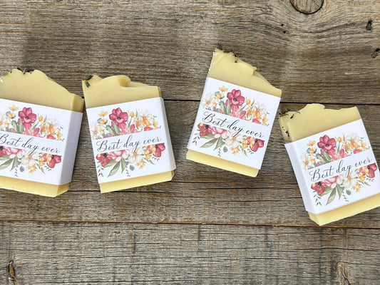 Spring Time soap party favor Kendrick Homestead