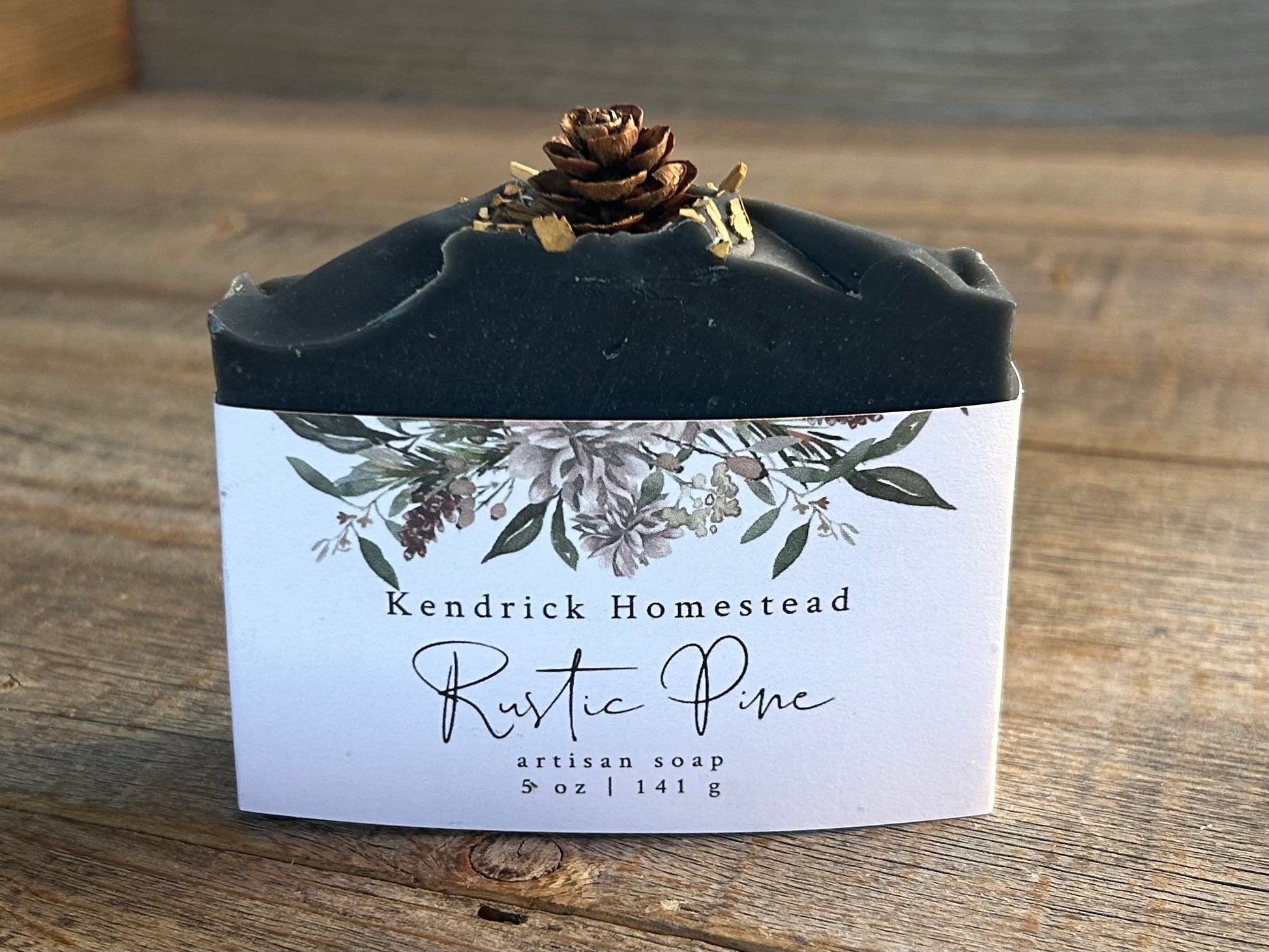 Rustic Pine soap Kendrick Homestead