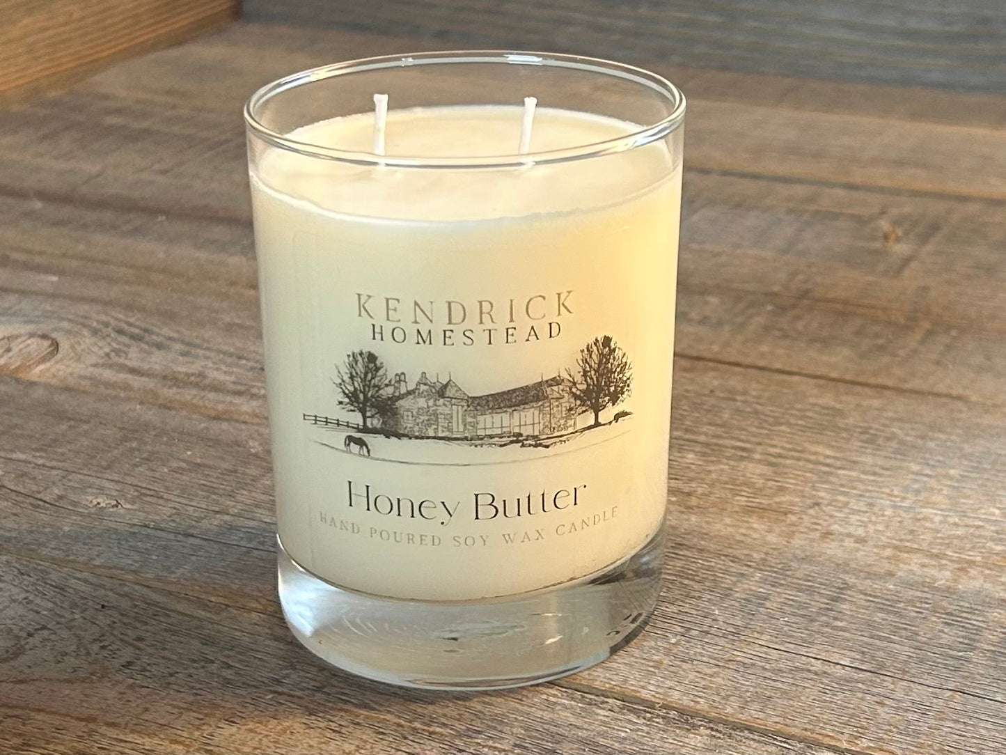 Honey Butter soy wax candle Kendrick Homestead