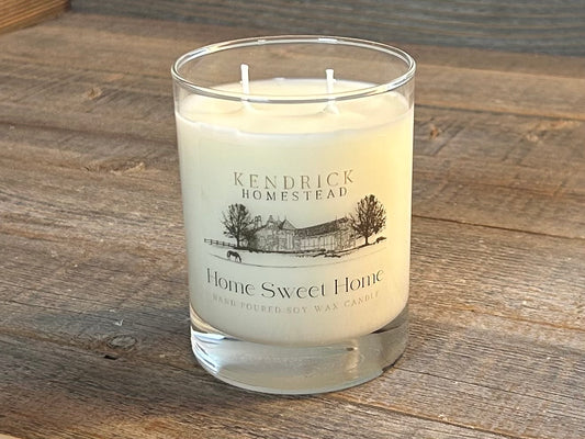 Home Sweet Home soy wax candle Kendrick Homestead