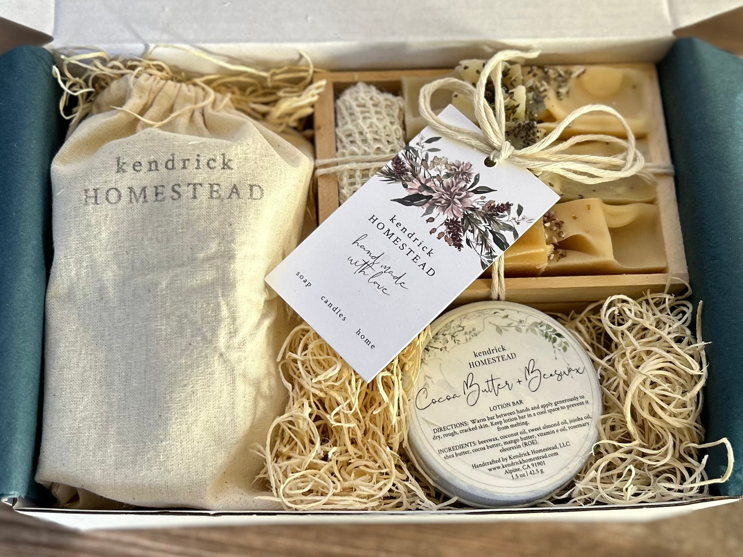 Deluxe Sample Box gift set Kendrick Homestead