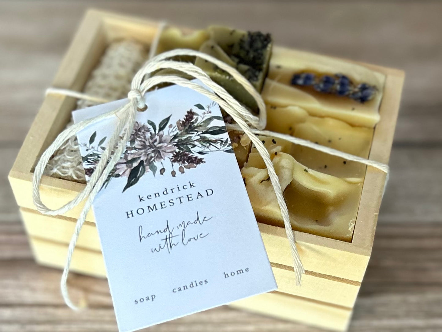 soap sample crate