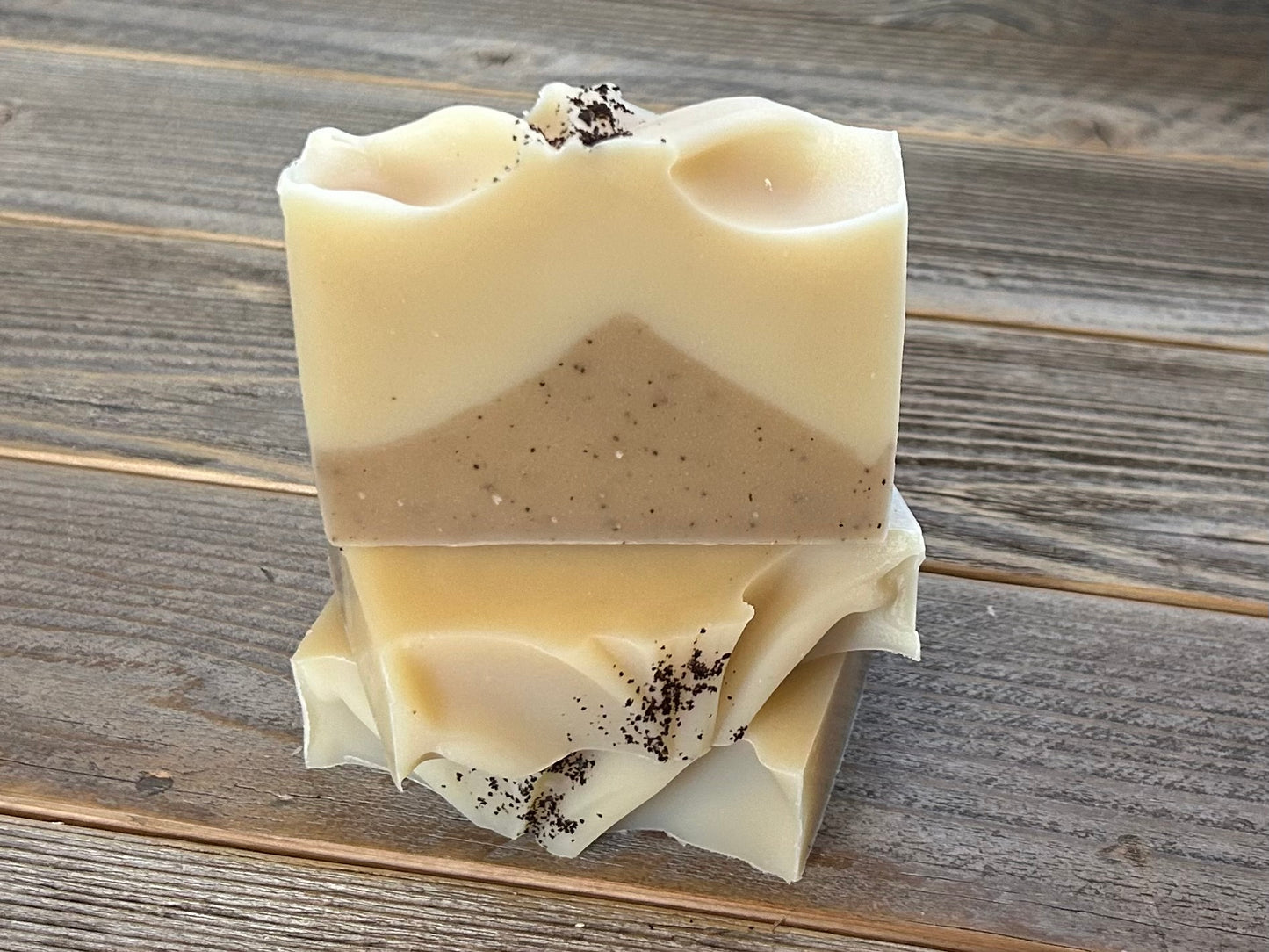 Coffee & Cream coconut milk soap, Kendrick Homestead