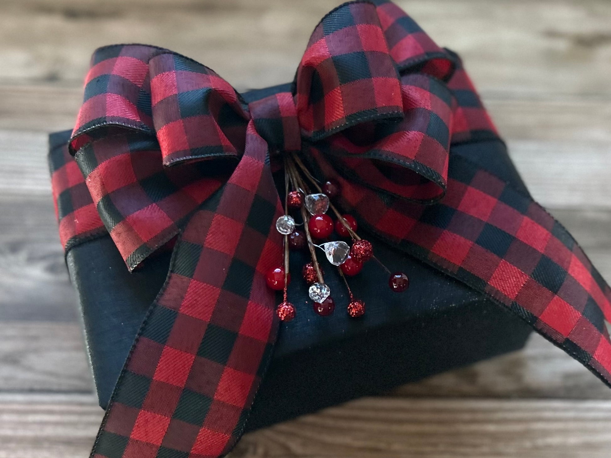 buffalo plaid Christmas gift