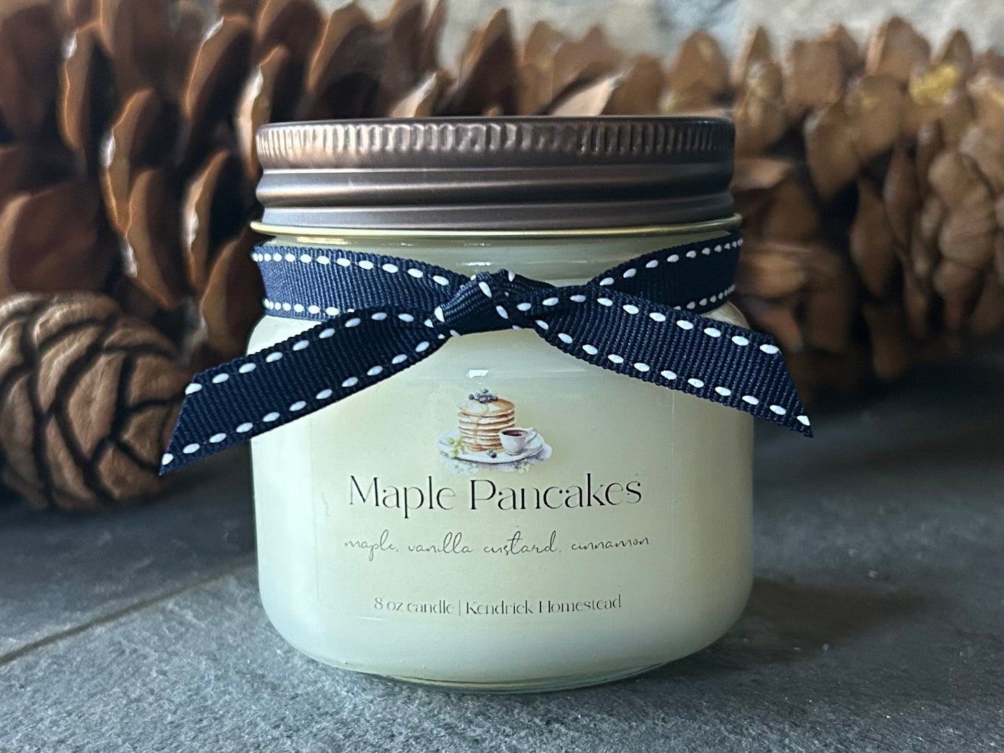 Heritage Collection- Maple Pancakes 8oz candle, Kendrick Homestead