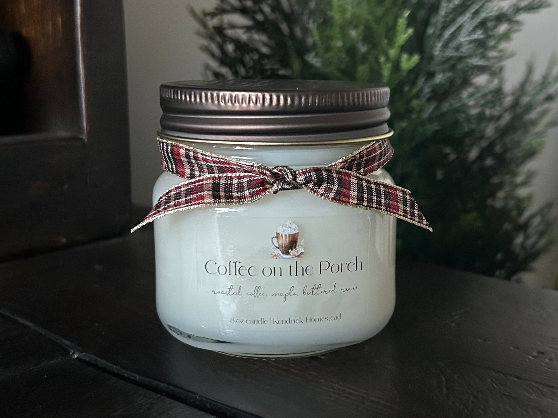 Heritage Collection- Coffee on the Porch 8oz candle, Kendrick Homestead
