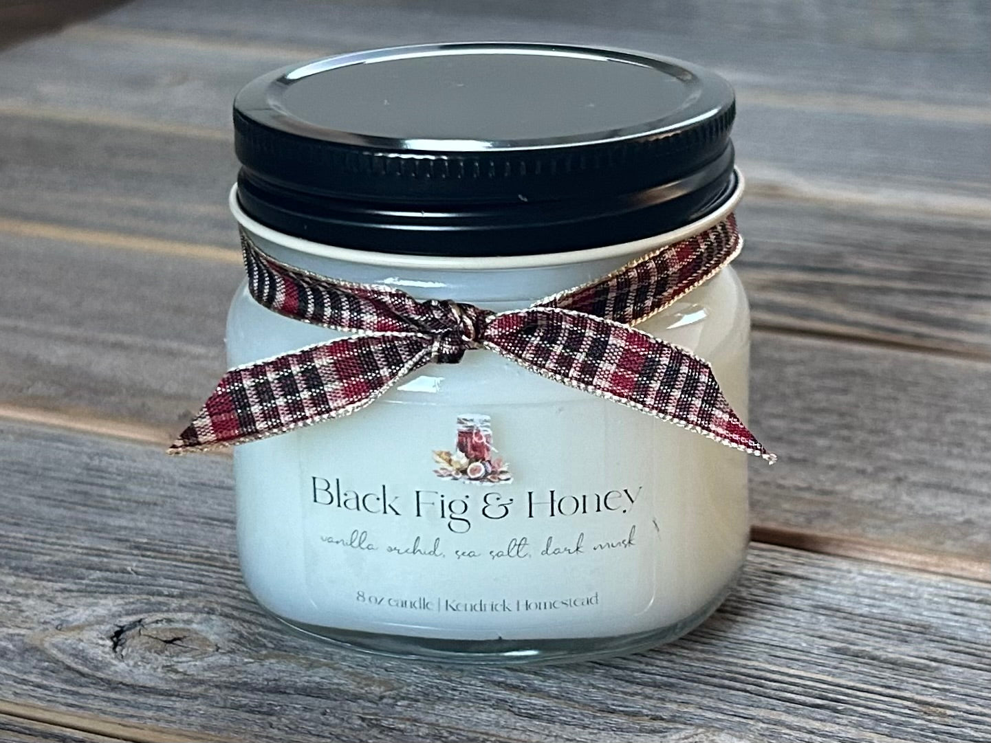 Heritage Collection- Black Fig & Honey 8oz candle, Kendrick Homestead
