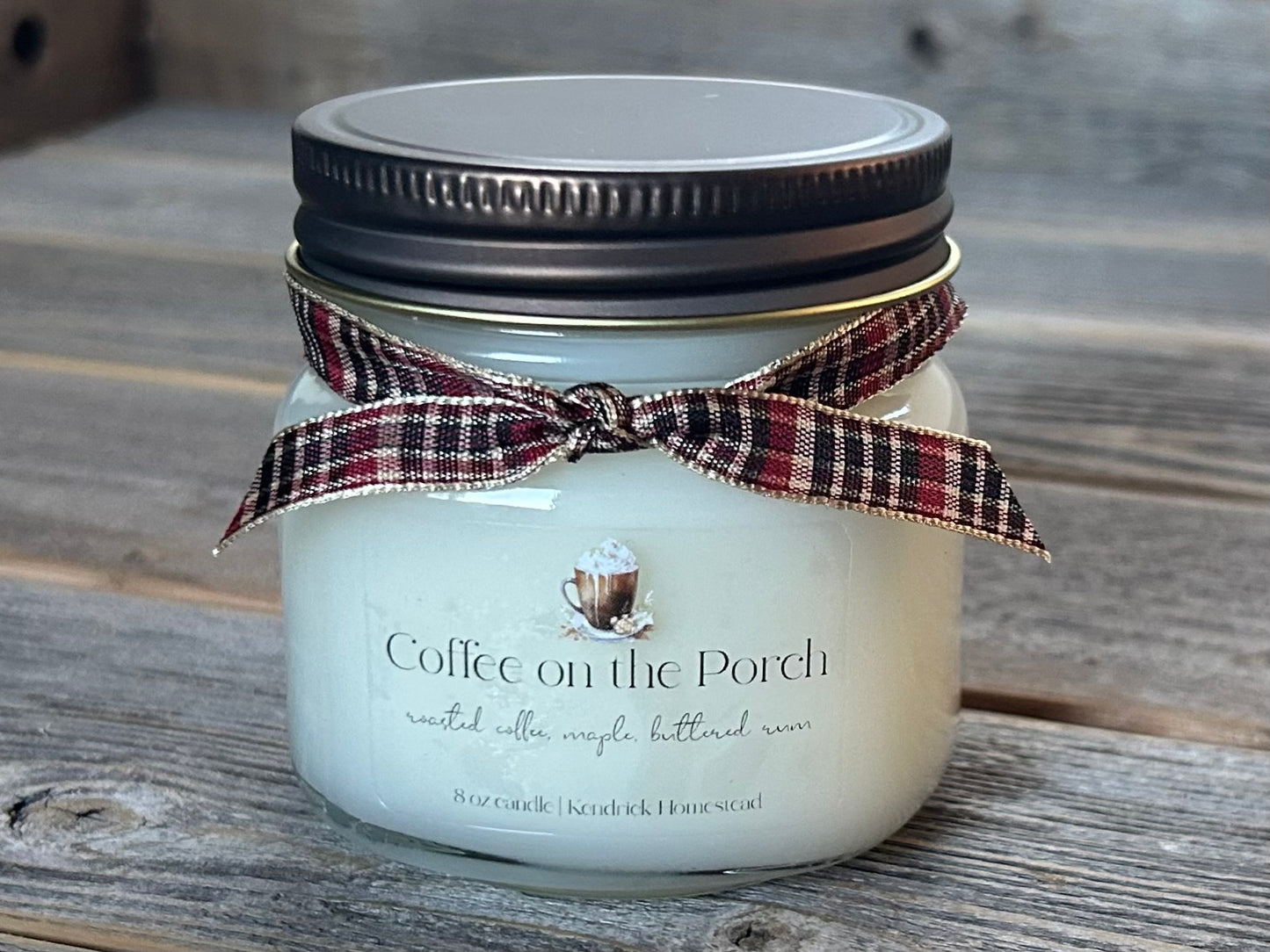 Heritage Collection- Coffee on the Porch 8oz candle, Kendrick Homestead