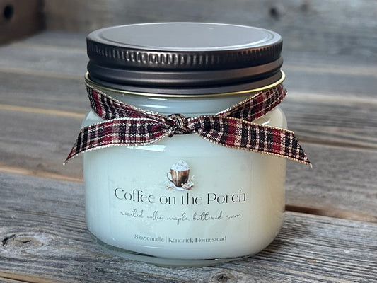 Heritage Collection- Coffee on the Porch 8oz candle, Kendrick Homestead