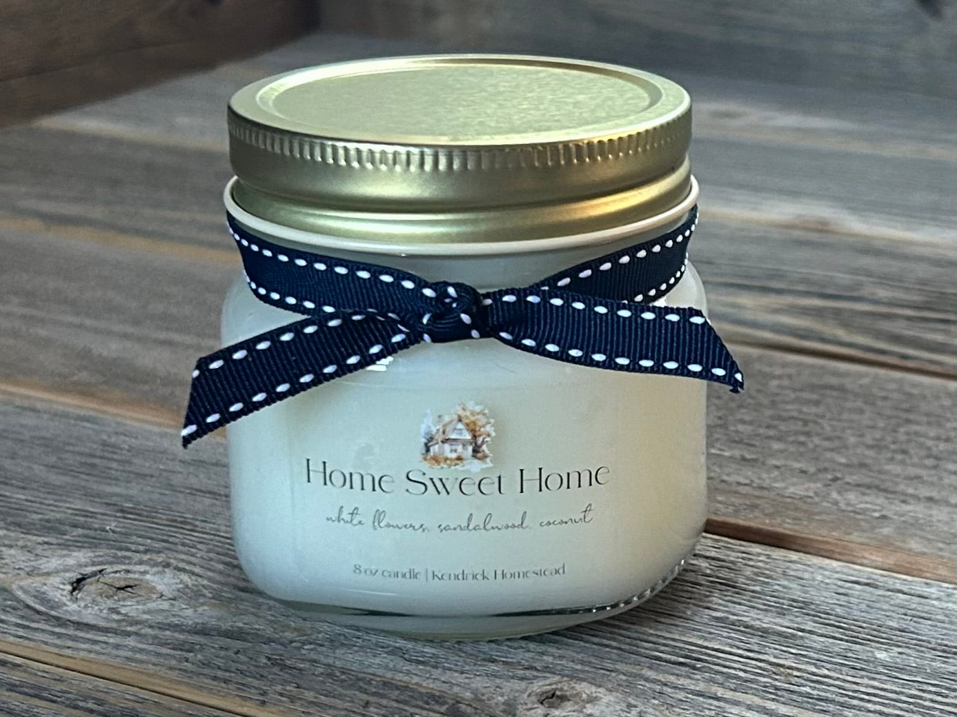 Heritage Collection- Home Sweet Home 8oz candle, Kendrick Homestead