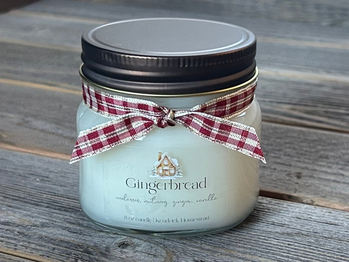 Heritage Collection- Gingerbread 8oz candle, Kendrick Homestead