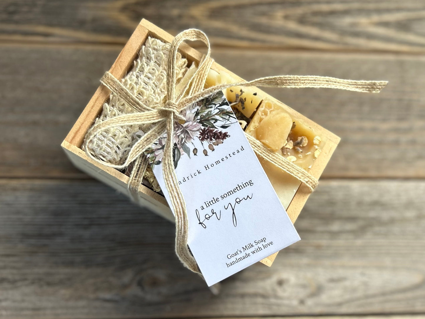 soap sample crate