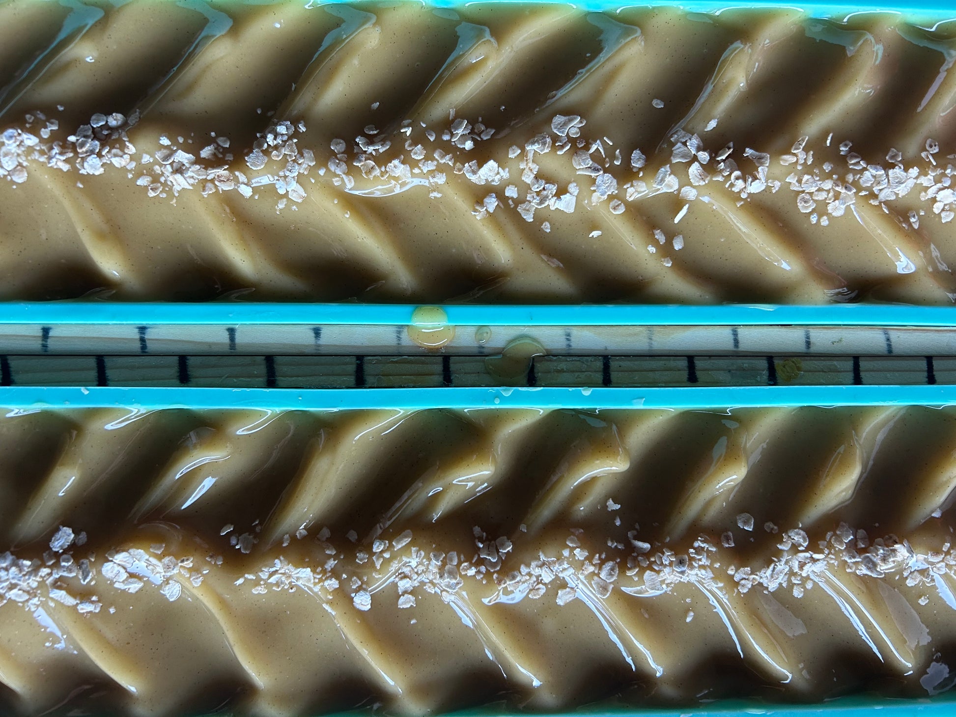 Apple and Oat soap, apple puree, oat milk, chamomile, colloidal oatmeal, cinnamon, Kendrick Homestead