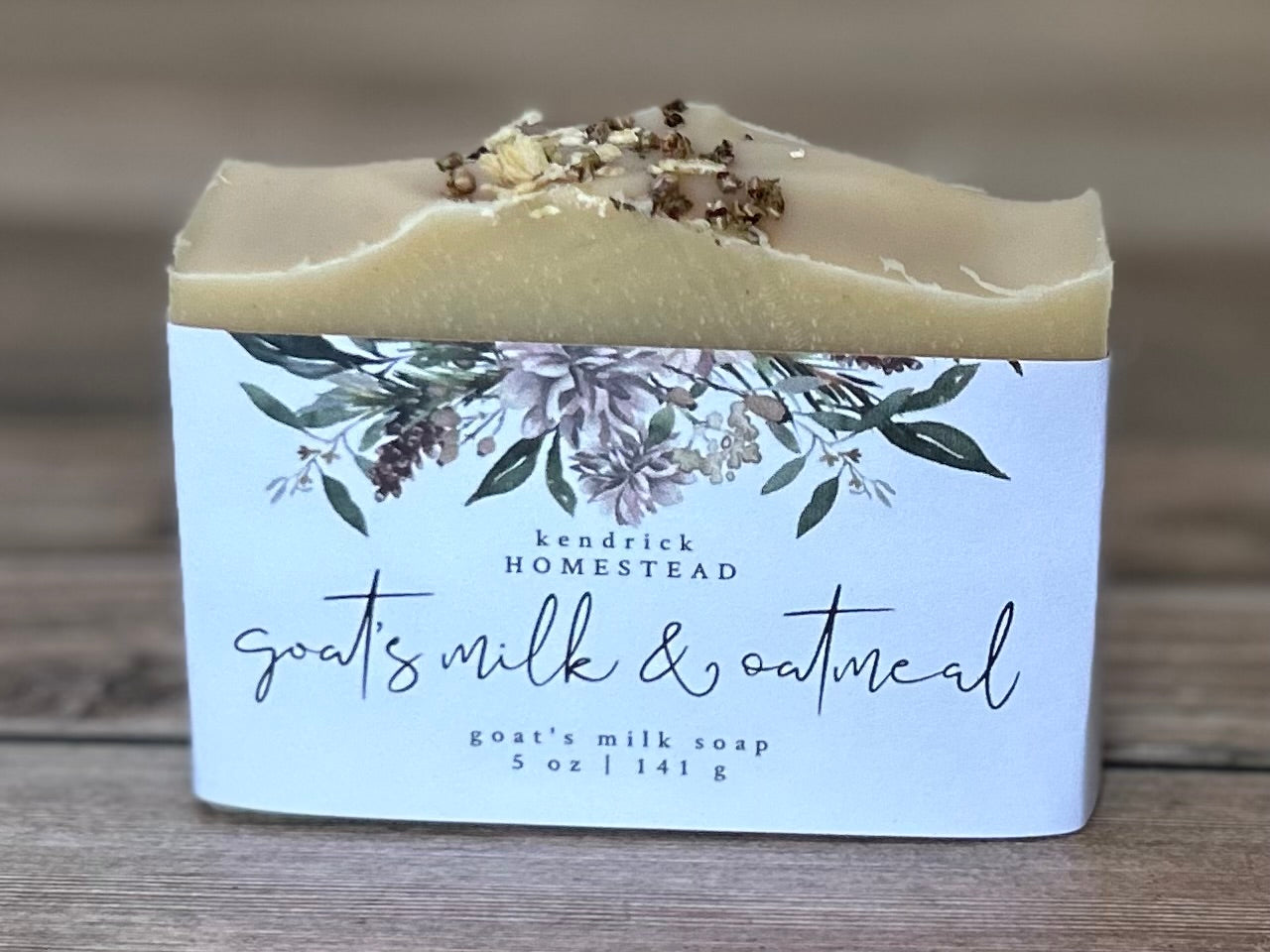 GOAT'S MILK & OATMEAL goat's milk soap Kendrick Homestead