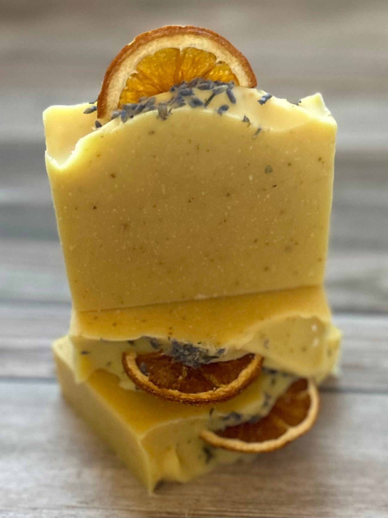 ORANGE LAVENDER goat's milk soap