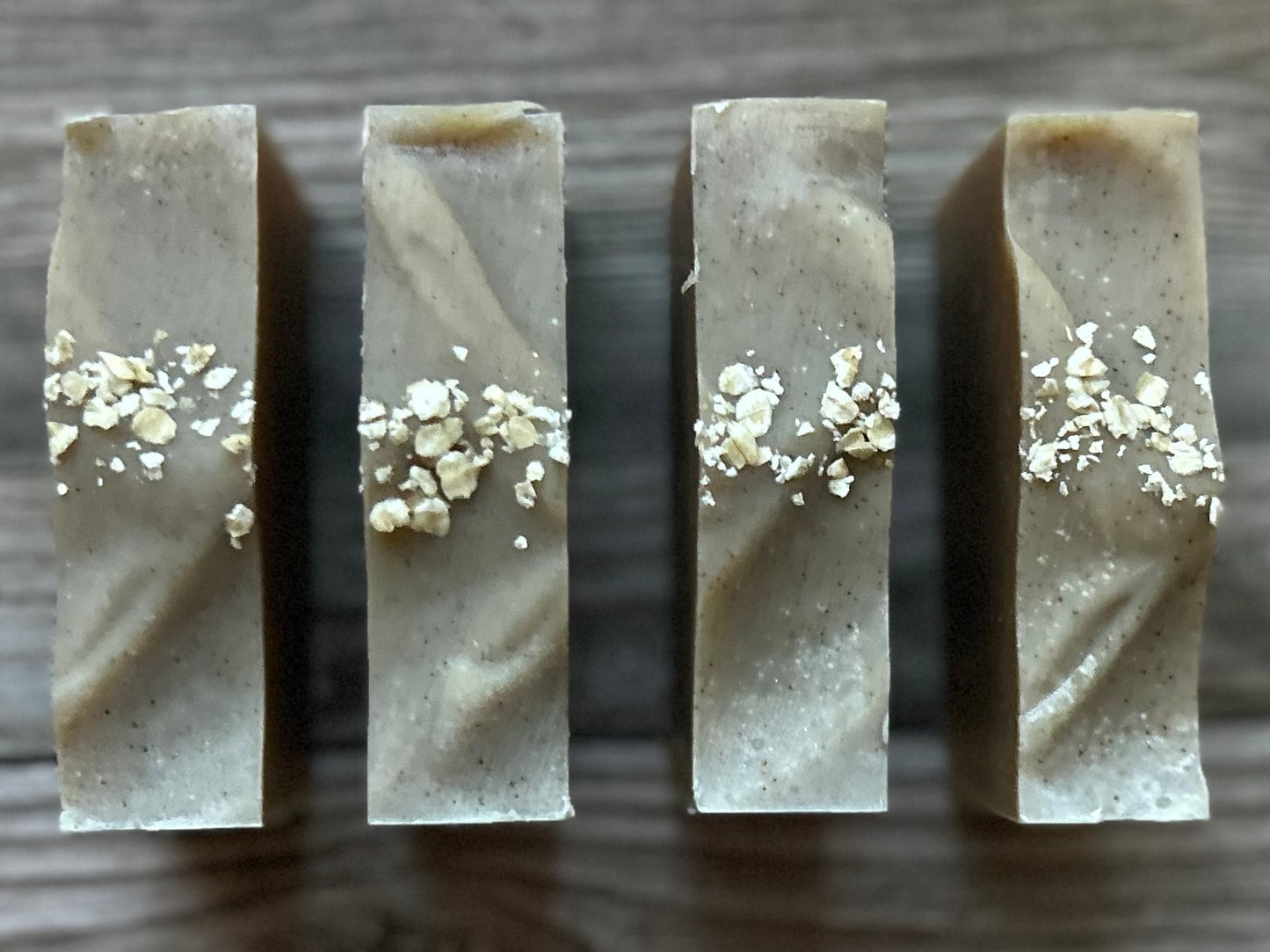 Apple and Oat soap, apple puree, oat milk, chamomile, colloidal oatmeal, cinnamon, Kendrick Homestead