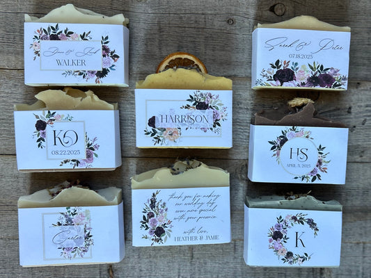 La Belle wedding soap favors, Kendrick Homestead