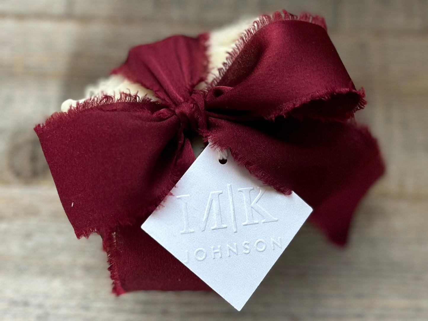 Country Chiffon soap wedding favor Kendrick Homestead