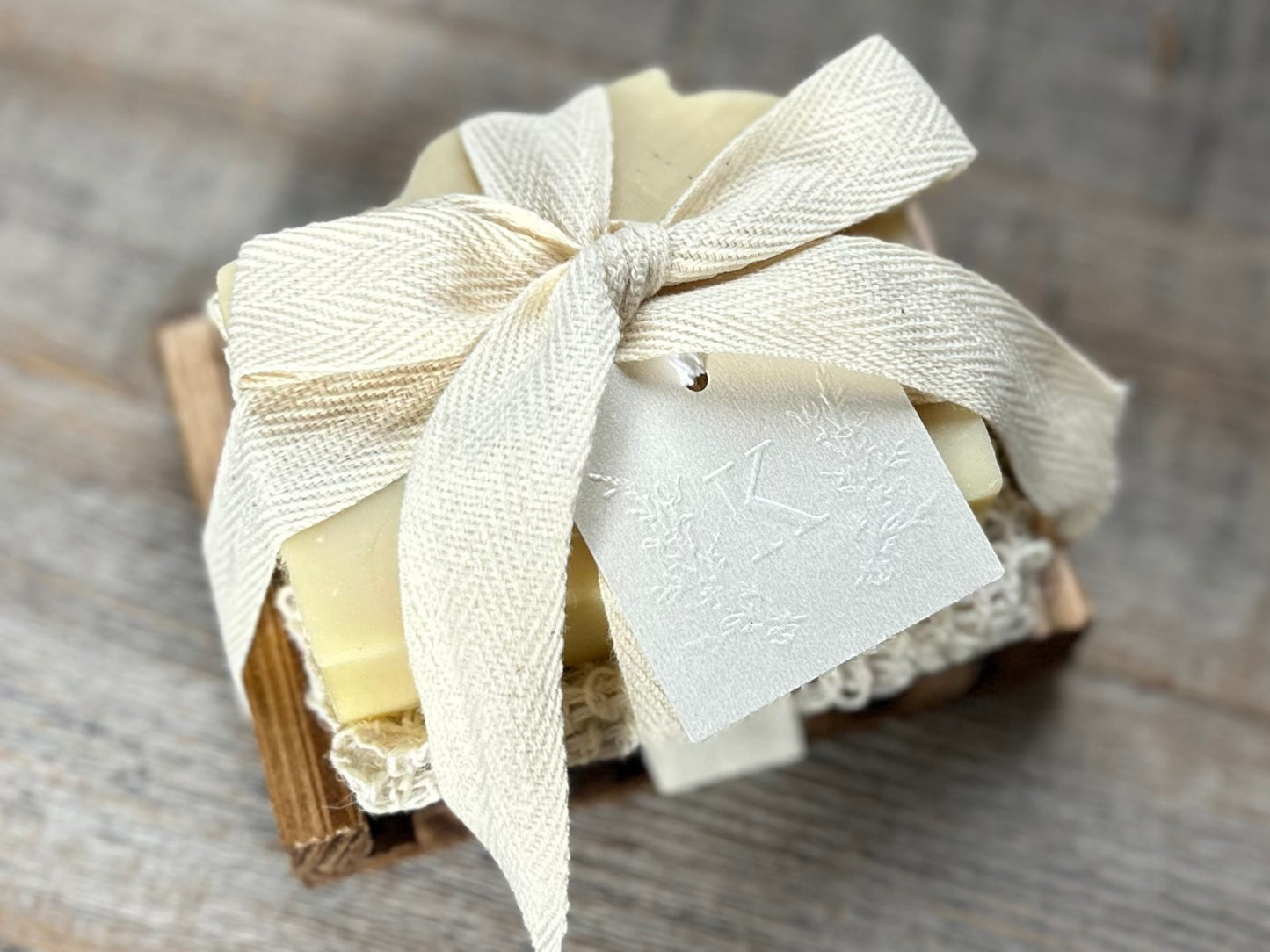 Country Chiffon soap wedding favor Kendrick Homestead