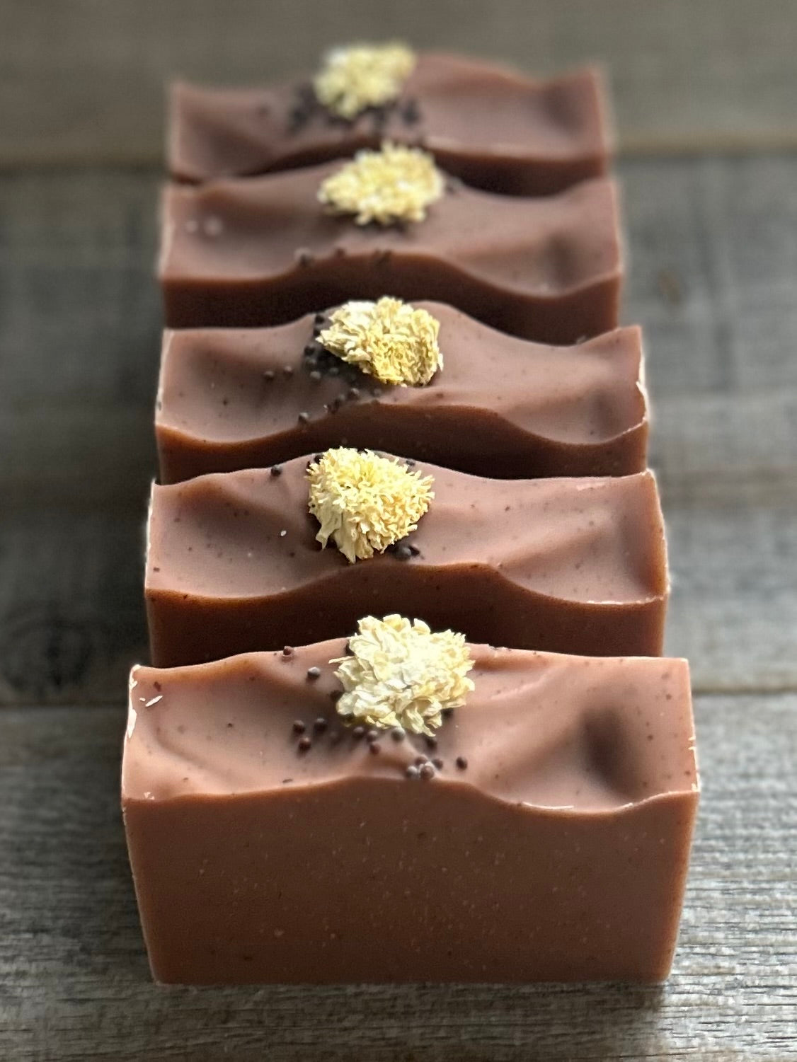 Warm and earthy notes of fall, Cranberry Honey soap is made with nourishing goat's milk, cocoa butter, creamy shea butter, raw honey and freeze dried cranberry powder. With notes of orange and rosemary, this beautiful burgundy floral soap will look stunning in your fall kitchen or bathroom decor. Kendrick Homestead