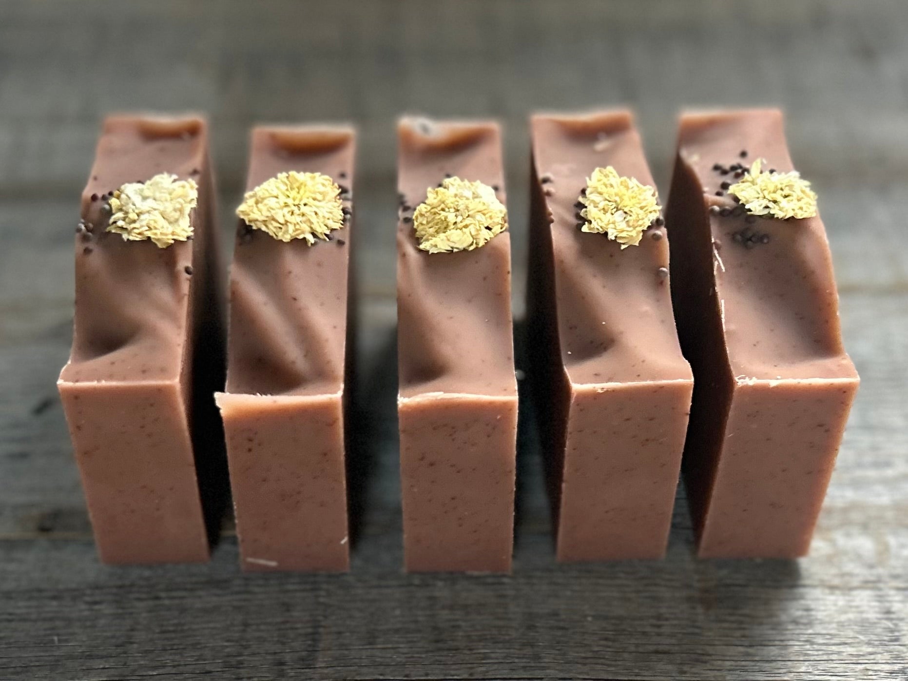 Warm and earthy notes of fall, Cranberry Honey soap is made with nourishing goat's milk, cocoa butter, creamy shea butter, raw honey and freeze dried cranberry powder. With notes of orange and rosemary, this beautiful burgundy floral soap will look stunning in your fall kitchen or bathroom decor. Kendrick Homestead