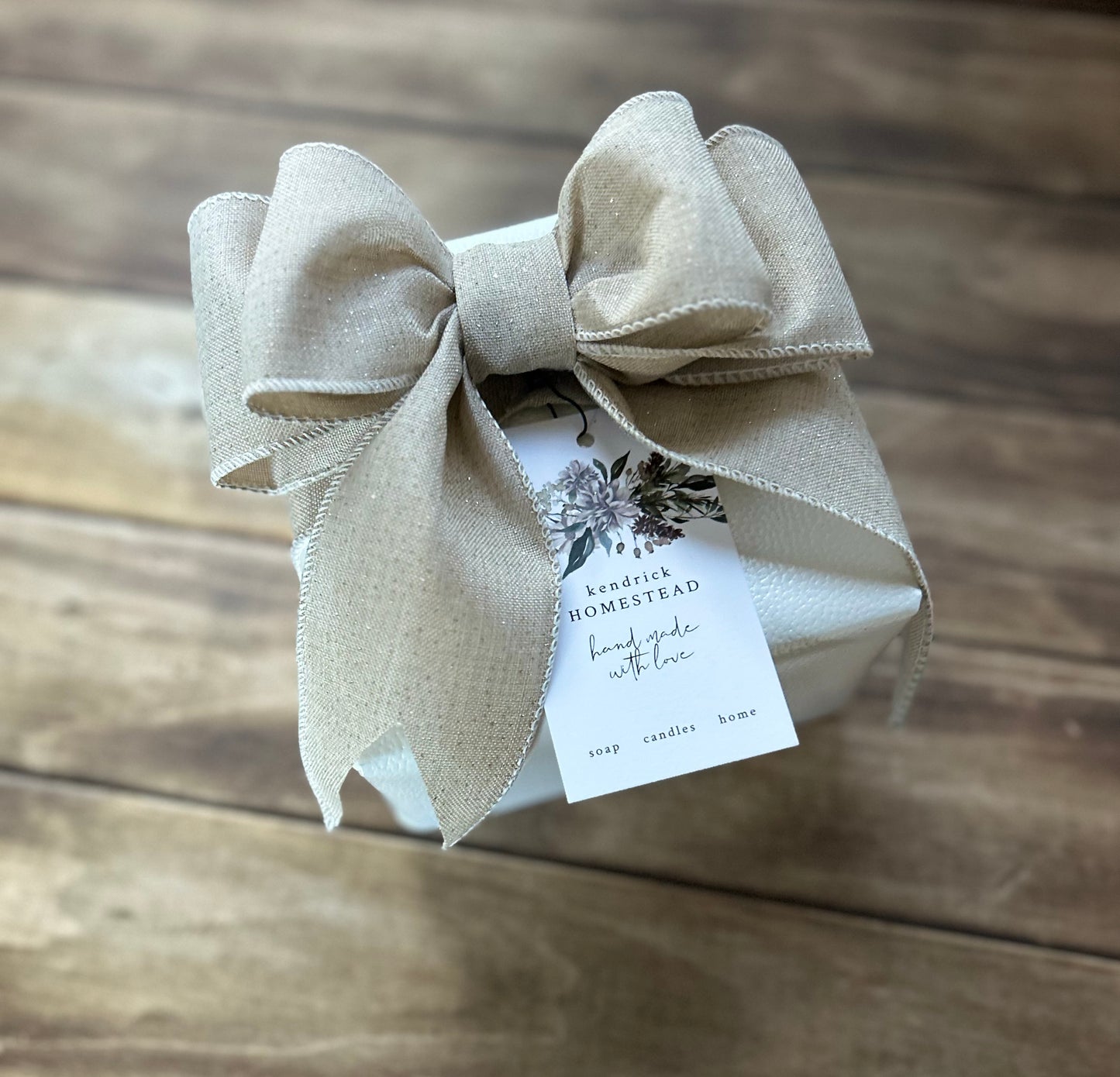 WEDDING soap sample crate