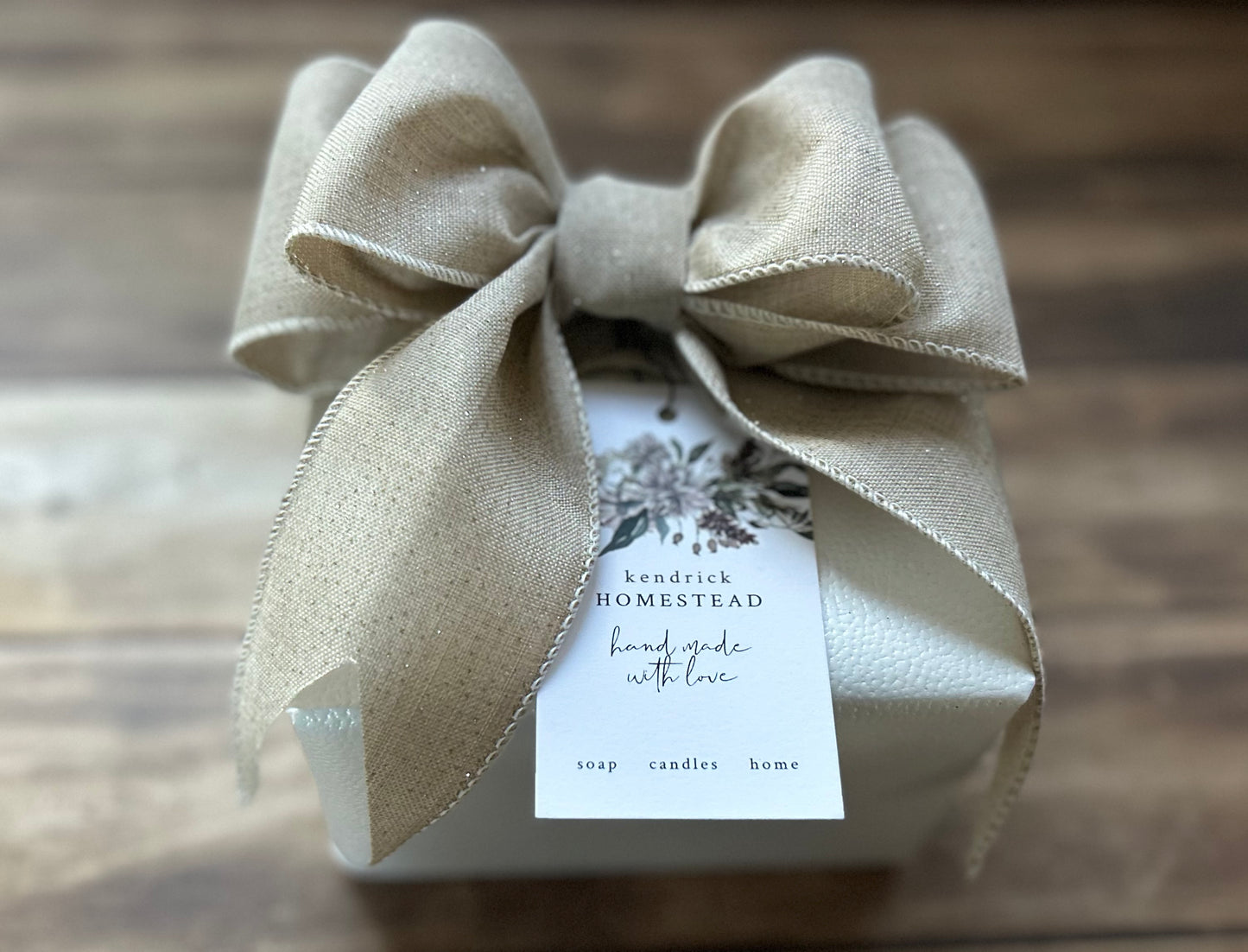 WEDDING soap sample crate