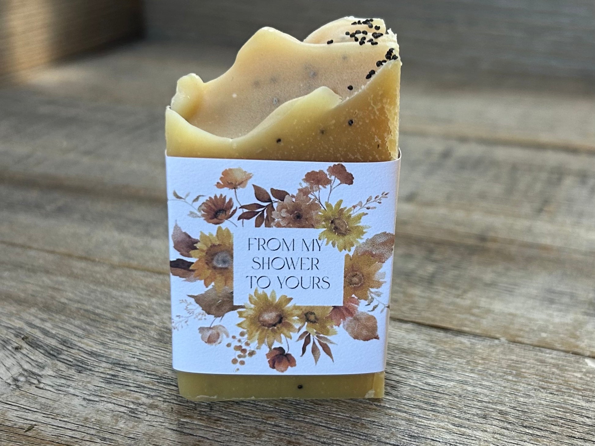 Harvest soap favors
