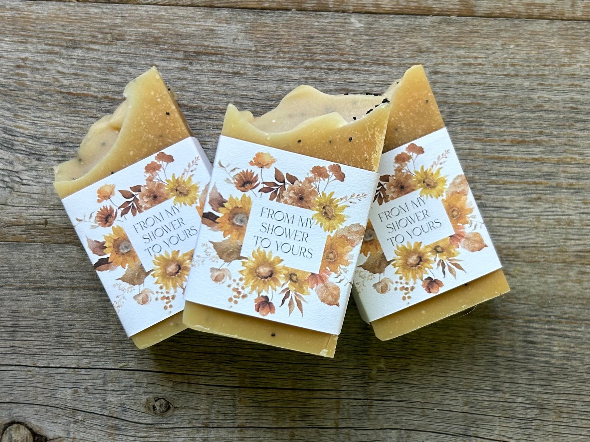 Harvest soap favors