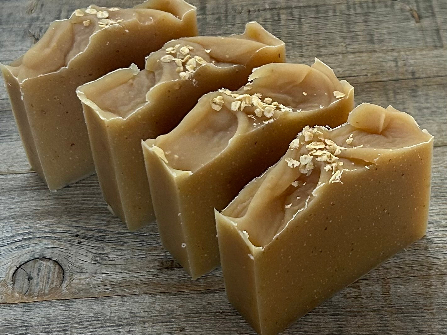 Oatmeal & Molasses goat's milk soap, Kendrick Homestead