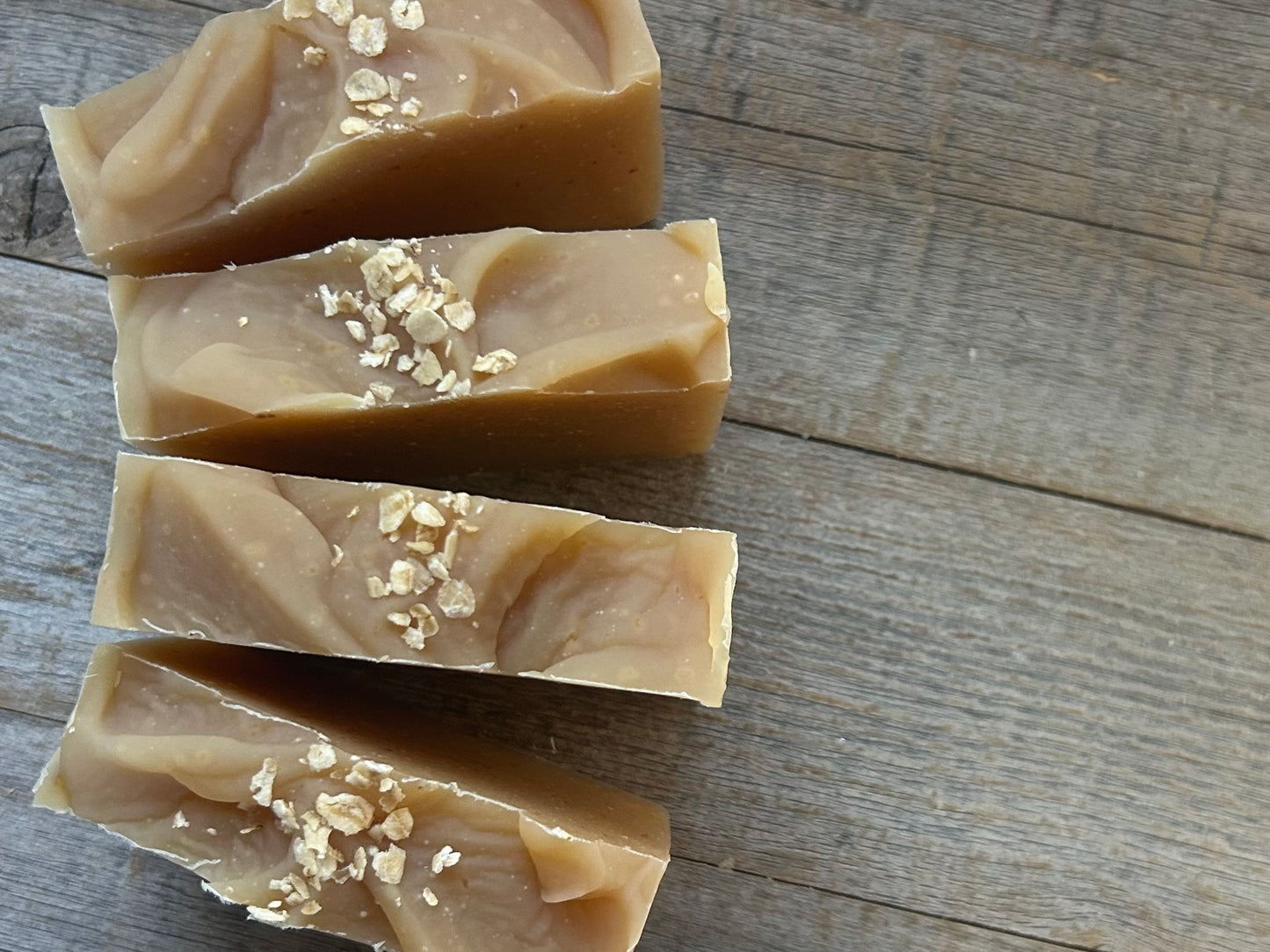 Oatmeal & Molasses goat's milk soap, Kendrick Homestead