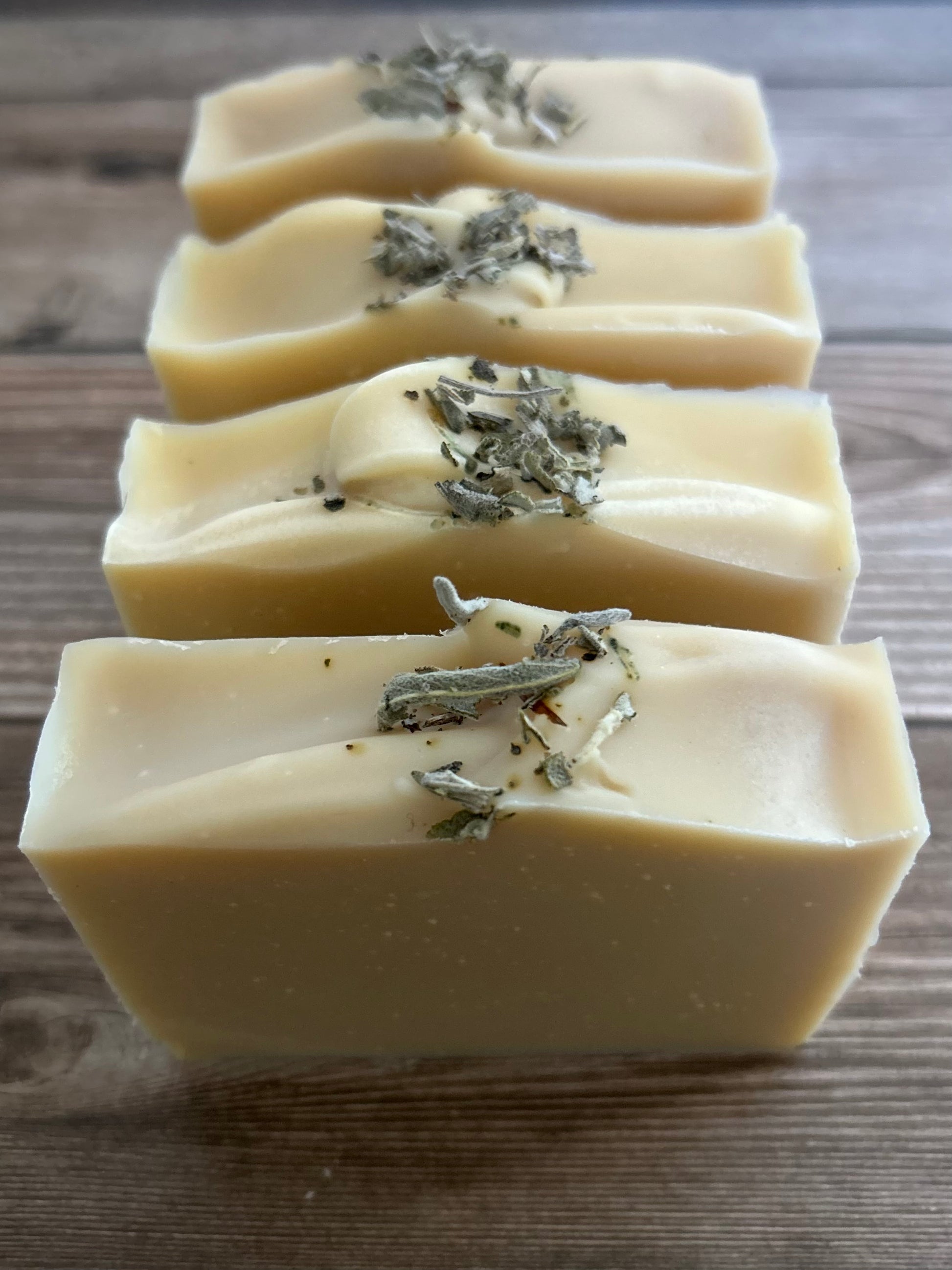 LAVENDER & WHITE SAGE goat's milk soap