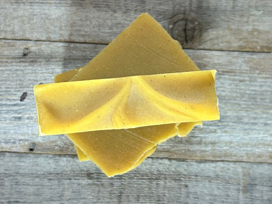 A delightful combination of organic pumpkin puree, cinnamon and clove.  The high amount of shea butter creates a luxurious feel. If you are obsessed with pumpkins, this is the perfect fall season soap. Kendrick Homestead